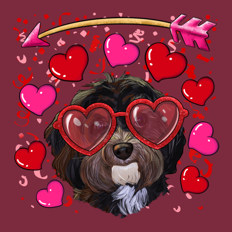 Valentine's Day Havanese Dog Premium Hoodie by RanaPortraitStore | Teevron
