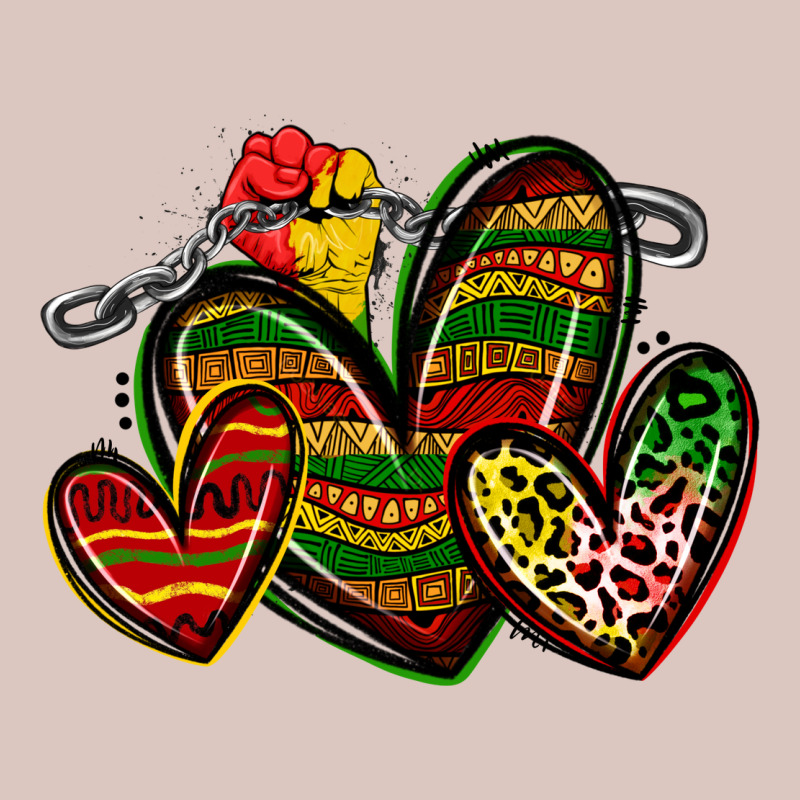 Juneteenth Hearts Premium Hoodie by Zillion Design Studio | Teevron