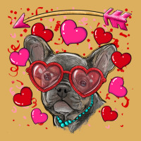 Valentine's Day French Bulldog Puppy Premium Hoodie | Teevron