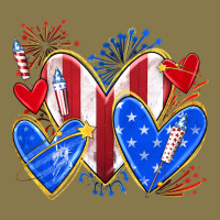 4th Of July Hearts Premium Hoodie | Teevron