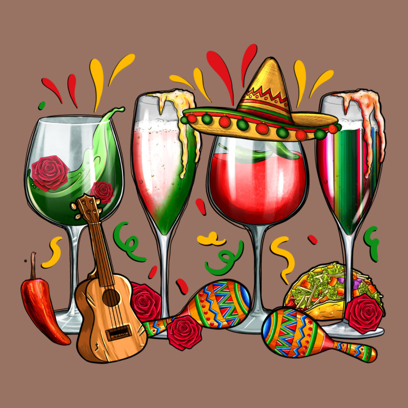 Mexico Wine Glasses Premium Hoodie by Zillion Design Studio | Teevron