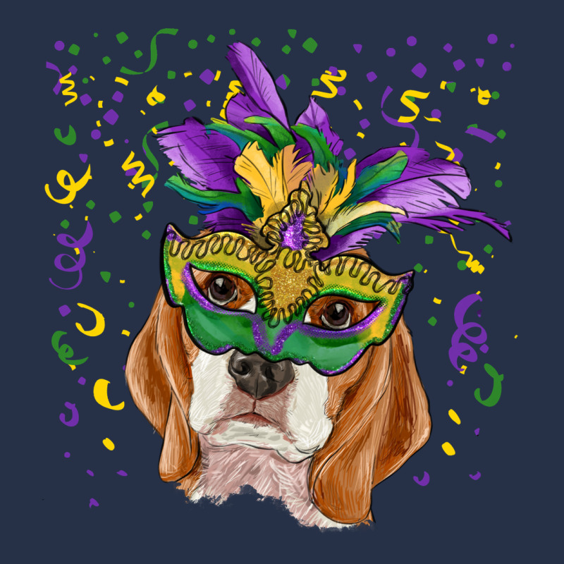 Mardi Gras  Mask Beagle Premium Hoodie by RanaPortraitStore | Teevron