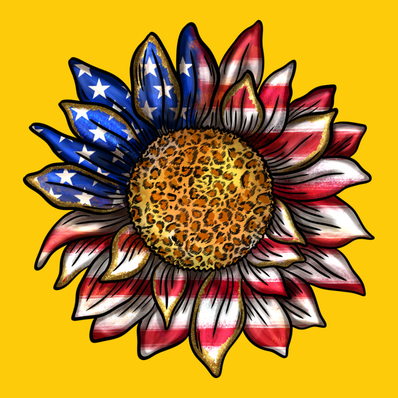 4th Of July Sunflower Premium Hoodie by texasbilliewilder | Teevron