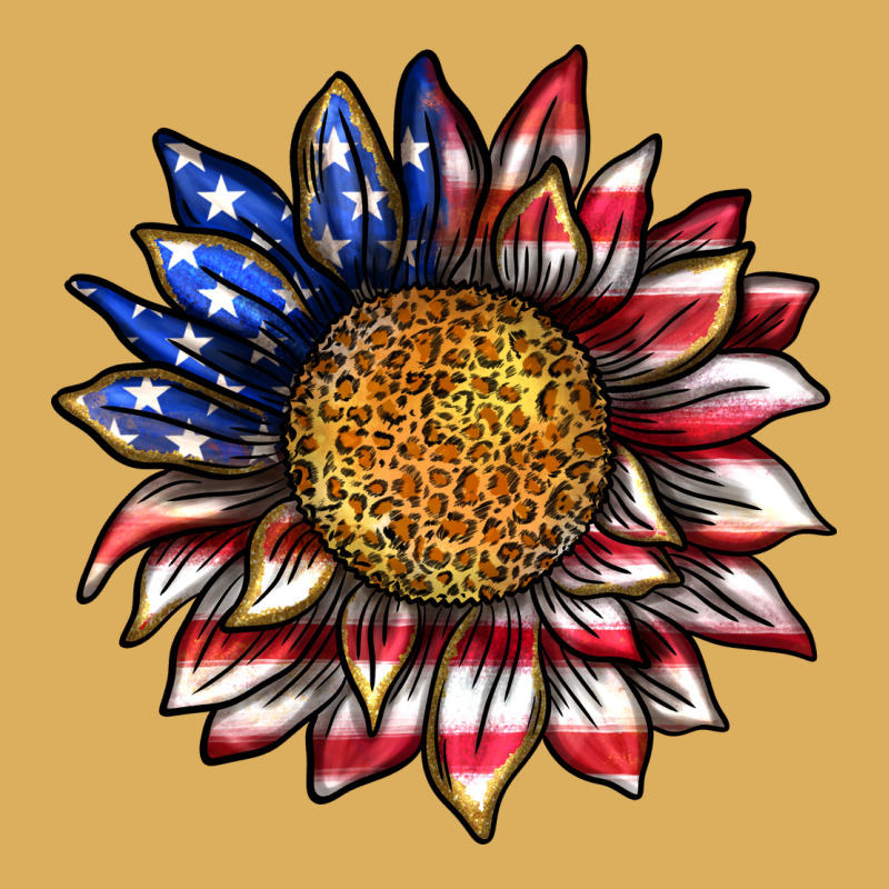 4th Of July Sunflower Premium Hoodie by texasbilliewilder | Teevron