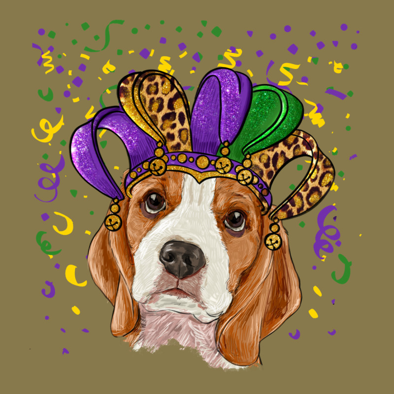 Mardi Gras Beagle Premium Hoodie by RanaPortraitStore | Teevron