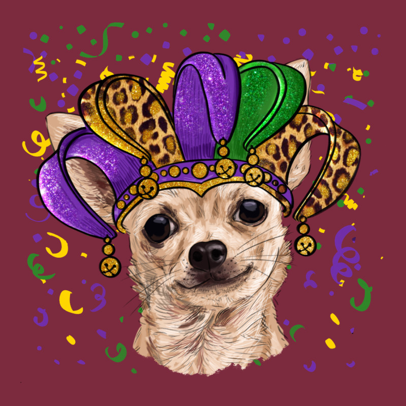 Mardi Gras Hat Chihuahua Premium Hoodie by RanaPortraitStore | Teevron