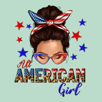 All American Girl Messy Bun Premium Hoodie | Teevron