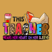 This Teacher Wears Her Heart On Her Sleeve Urban Hoodie | Teevron