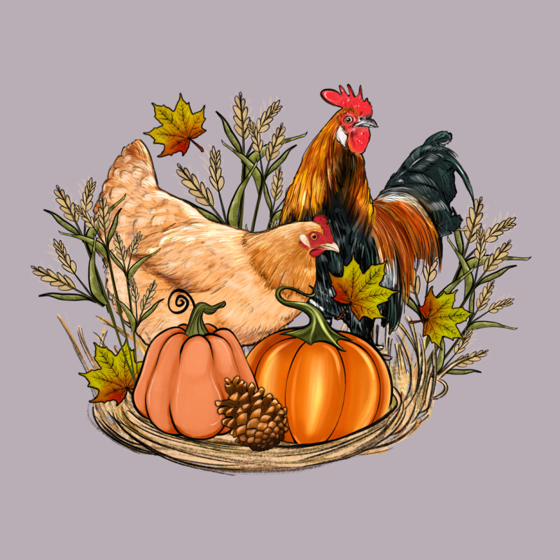 Fall Coop Animals Pumpkin Vintage Tee by Artiststas | Teevron