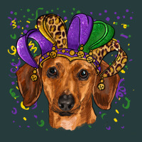 Mardi Gras Hat Dachshund Premium Hoodie | Teevron