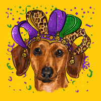 Mardi Gras Hat Dachshund Premium Hoodie | Teevron