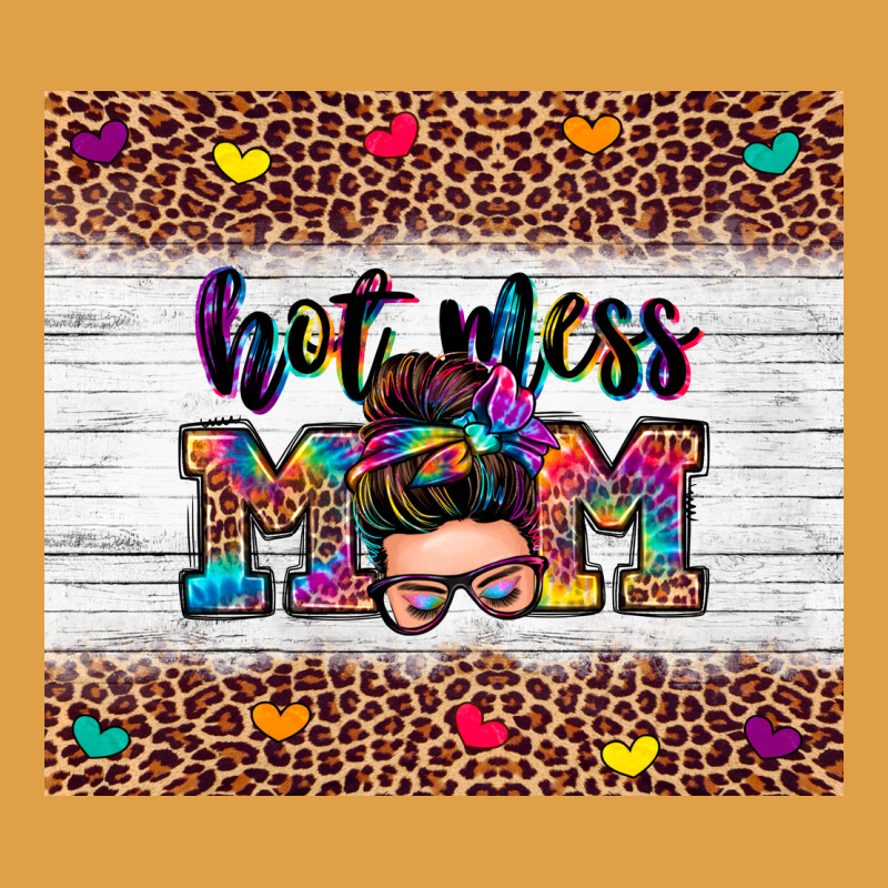 Hot Mess Mom Premium Hoodie by Zillion Design Studio | Teevron