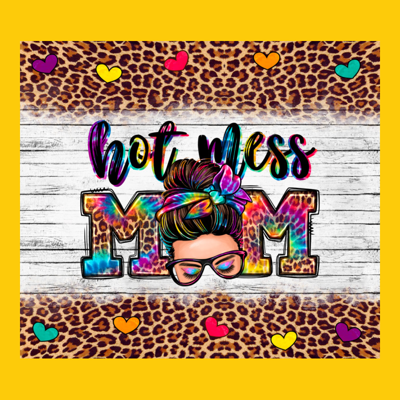 Hot Mess Mom Premium Hoodie by Zillion Design Studio | Teevron