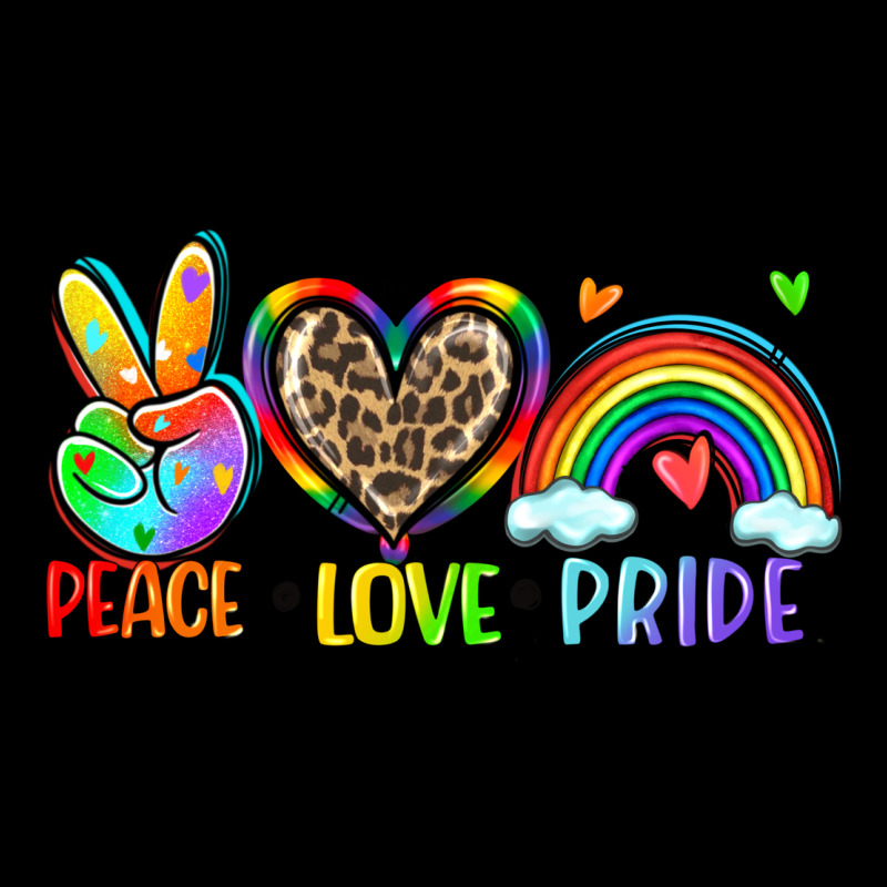 Peace Love Pride Urban Hoodie by Zillion Design Studio | Teevron