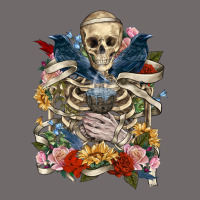 Flower Boho Skull Skeleton Urban Hoodie | Teevron