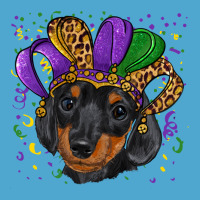 Mardi Gras Hat Dachshund Puppy Premium Hoodie | Teevron
