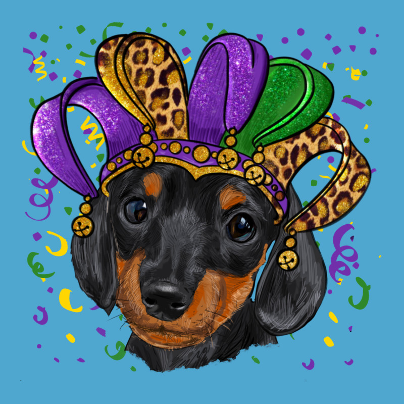 Mardi Gras Hat Dachshund Puppy Premium Hoodie by RanaPortraitStore | Teevron