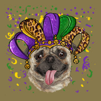 Mardi Gras Hat Pug Premium Hoodie | Teevron