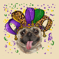 Mardi Gras Hat Pug Premium Hoodie | Teevron