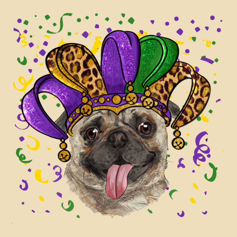 Mardi Gras Hat Pug Premium Hoodie by RanaPortraitStore | Teevron