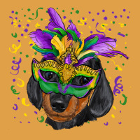 Mardi Gras Mask Dachshund Puppy Premium Hoodie | Teevron