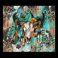 Cowhide Bull Skull Urban Hoodie | Teevron