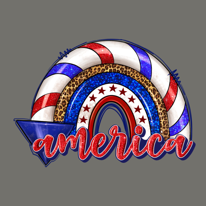 America Rainbow Premium Hoodie by texasbilliewilder | Teevron