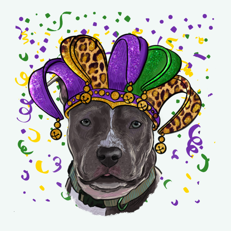 Mardi Gras Pitbull Premium Hoodie by RanaPortraitStore | Teevron