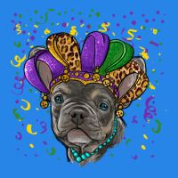 Mardi Gras French Bulldog Premium Hoodie | Teevron