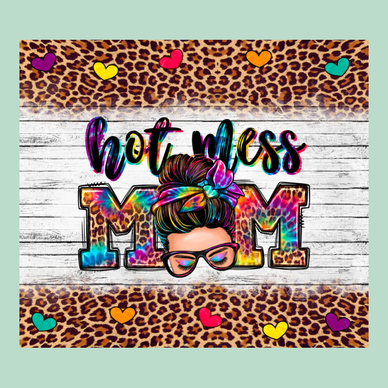 Hot Mess Mom Premium Hoodie by Zillion Design Studio | Teevron