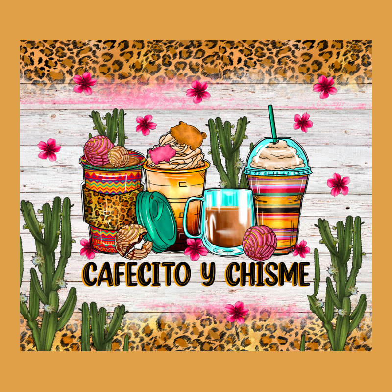 Cafecito Y Chisme Coffee Cups Premium Hoodie by Zillion Design Studio | Teevron