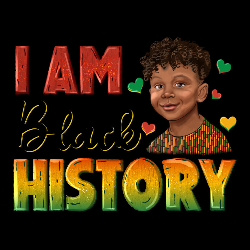 I Am Black History With Afro Black Boy Urban Hoodie by texasbilliewilder | Teevron