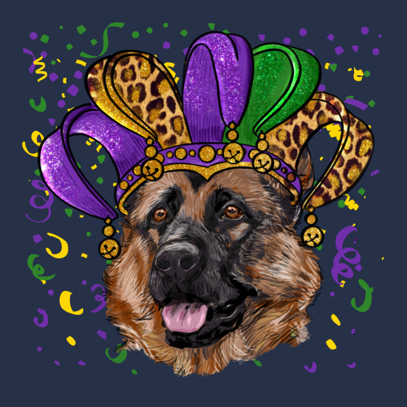 Mardi Gras Hat German Shepherd Premium Hoodie by RanaPortraitStore | Teevron