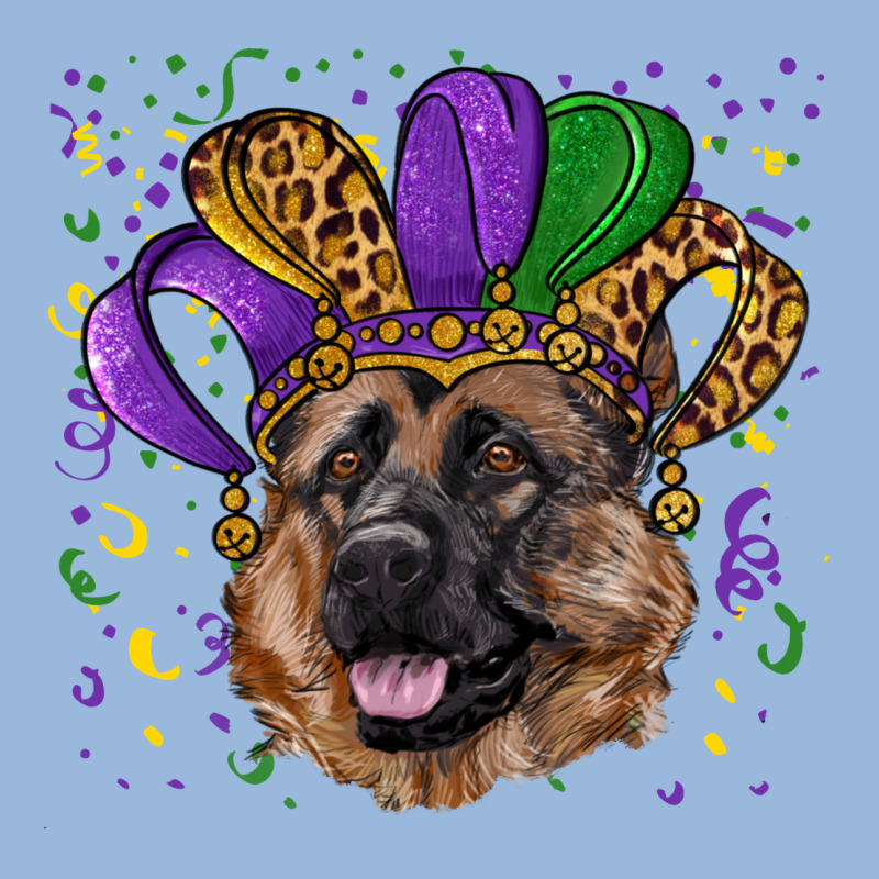 Mardi Gras Hat German Shepherd Premium Hoodie by RanaPortraitStore | Teevron