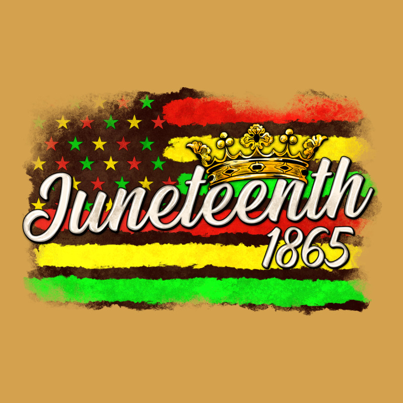 Juneteenth 1865 With Crown Flag Urban Hoodie by texasbilliewilder | Teevron