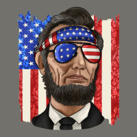American Flag With Lincoln Premium Hoodie | Teevron