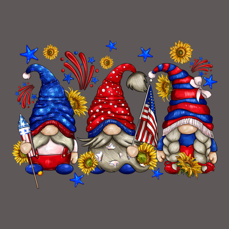 American Gnomes With Sunflowers Premium Hoodie by texasbilliewilder | Teevron