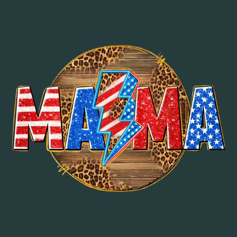 American Mama With Lightning Bolt Premium Hoodie by texasbilliewilder | Teevron