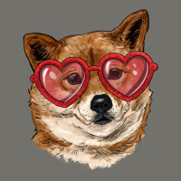 Shiba Inu With Love Glasses Premium Hoodie | Teevron
