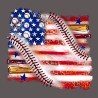 Baseball American Flag Premium Hoodie | Teevron