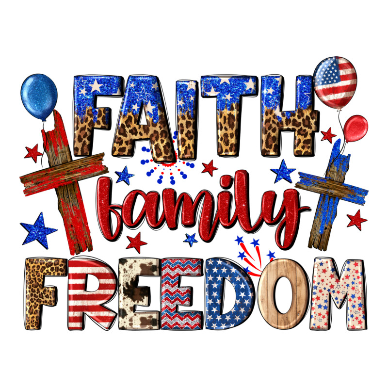 Faith Family Freedom Premium Hoodie by texasbilliewilder | Teevron