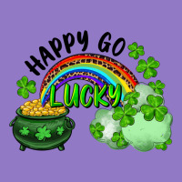 Happy Go Lucky Rainbow Shamrocks And Pot Of Gold Urban Hoodie | Teevron