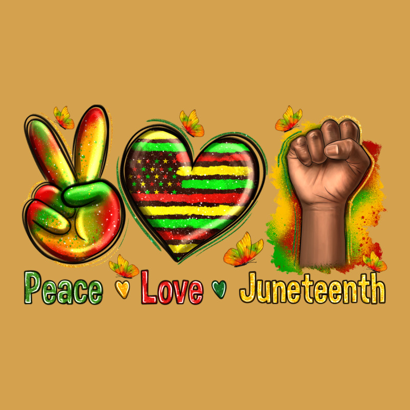 Peace Love Juneteenth Urban Hoodie by texasbilliewilder | Teevron