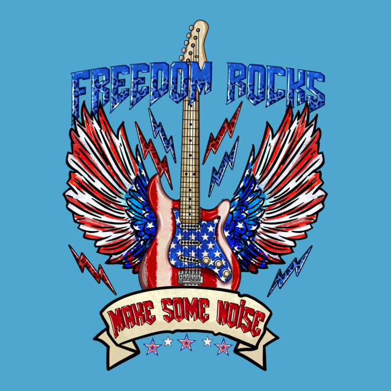 Freedom Rocks Make Some Noise Premium Hoodie by texasbilliewilder | Teevron