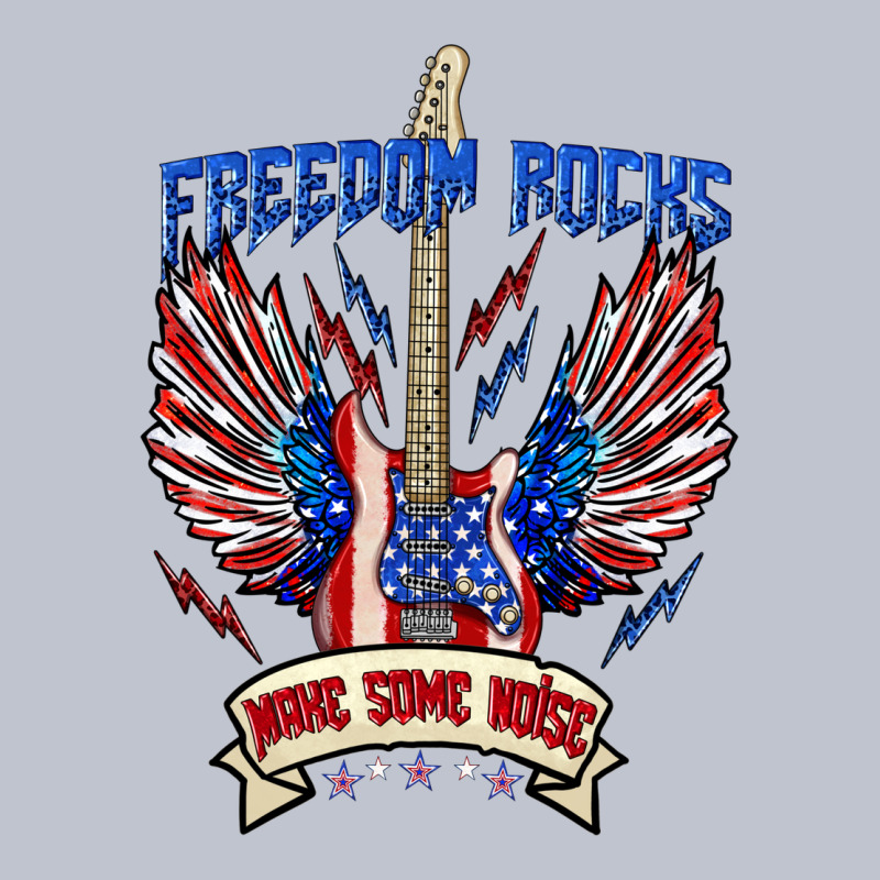 Freedom Rocks Make Some Noise Premium Hoodie by texasbilliewilder | Teevron