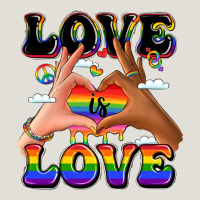 Love Is Love Lgbtq Pride Hands Heavy Core Tee | Teevron