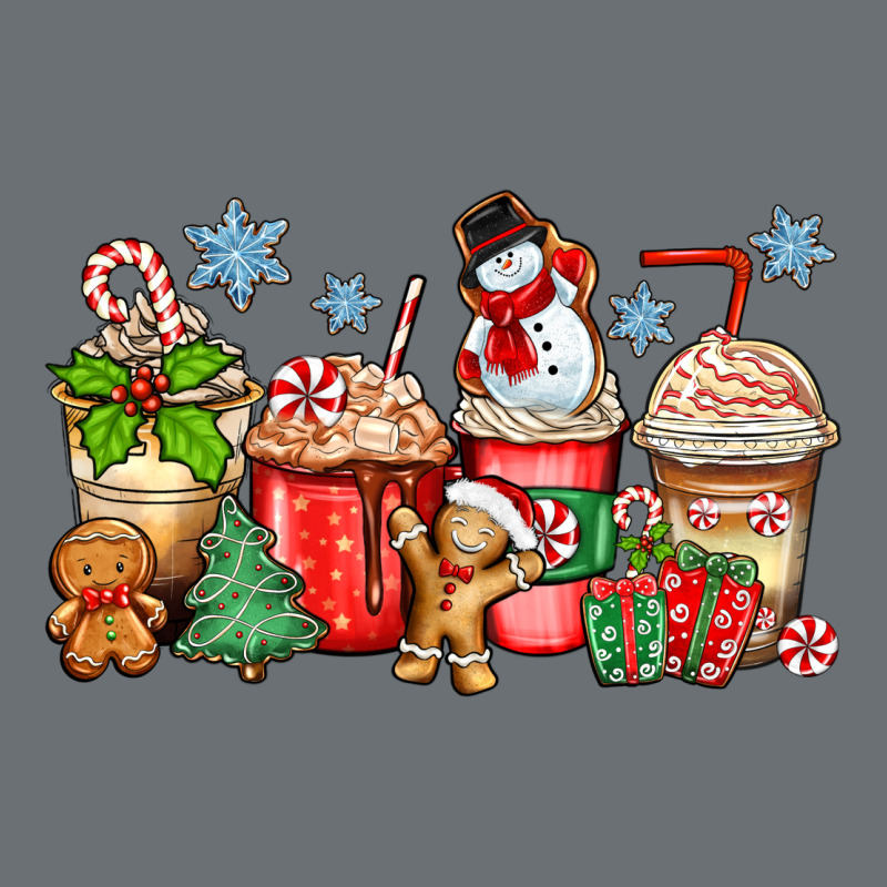 Christmas Coffee Cups Premium Hoodie by Zillion Design Studio | Teevron