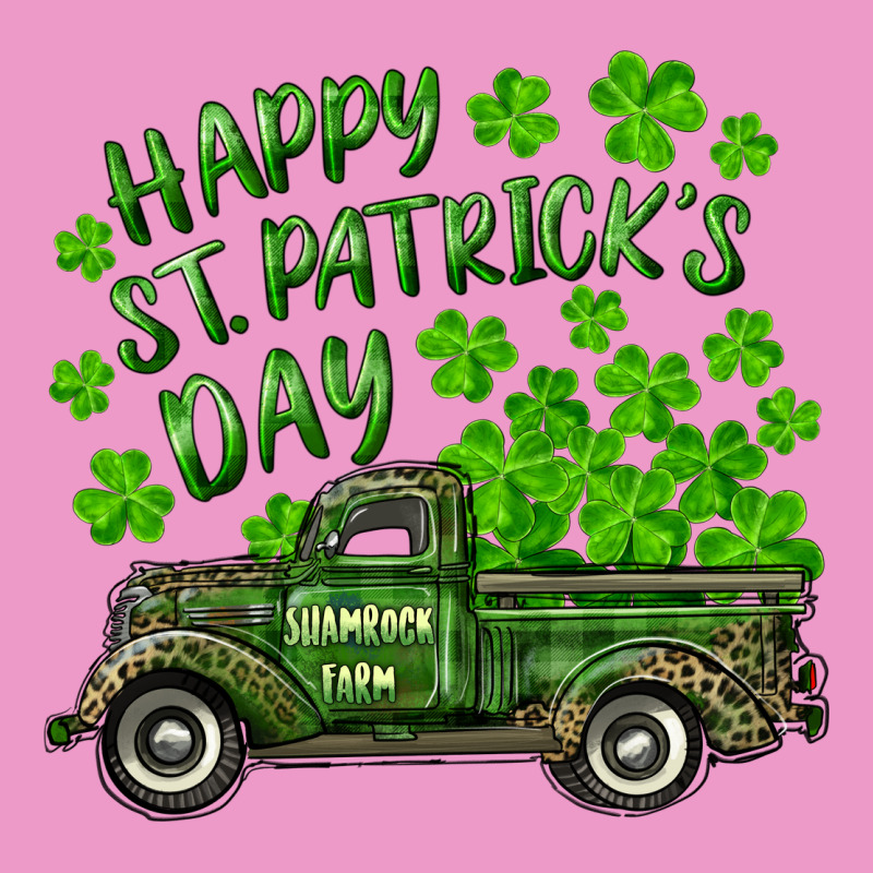 Happy St. Patrick's Day Shamrock Farm Truck Urban Hoodie by RanaPortraitStore | Teevron