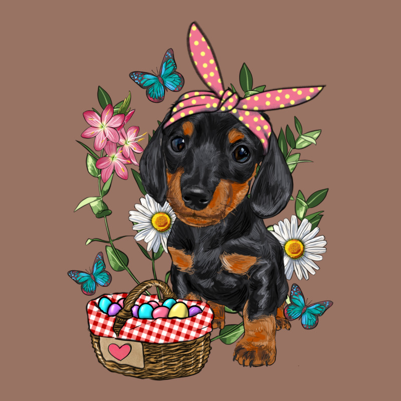 Easter Dachshund Premium Hoodie by RanaPortraitStore | Teevron