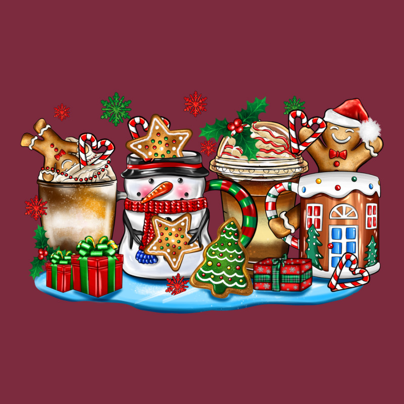 Christmas Cookie Coffee Cups Premium Hoodie by Zillion Design Studio | Teevron